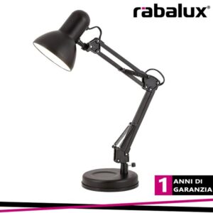 Lampada da Tavolo Snodabile E27 Nero